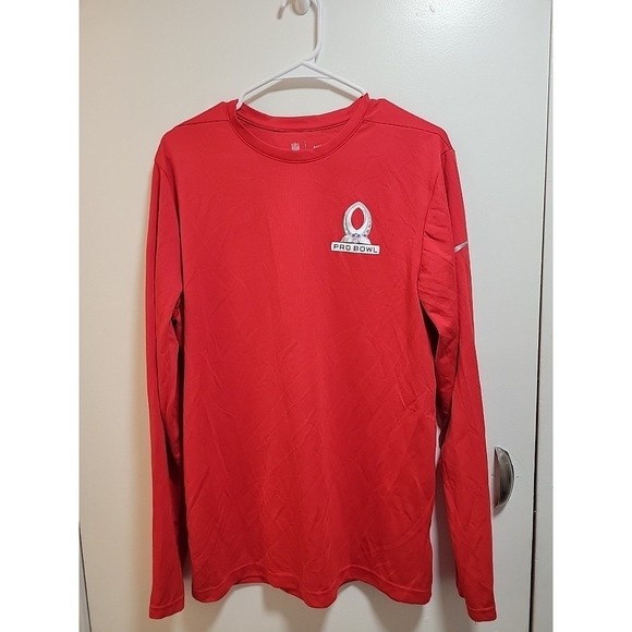 Nike Other - Nike NFL On-Field Dri-FIT Pro Bowl Red Long Sleeve Shirt Men's Size L